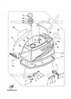 BOVENKAP voor Yamaha 70B Electric Starter, Remote Control, Power Trim & Tilt, Oil Injection, Shaft 20