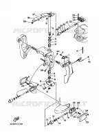 HOUDER 2 voor Yamaha 70B Electric Starter, Remote Control, Power Trim & Tilt, Oil Injection, Shaft 20