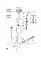 REPARATIESET 2 voor Yamaha 70B Electric Starter, Remote Control, Power Trim & Tilt, Oil Injection, Shaft 20