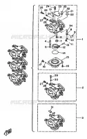 CARBURATEUR voor Yamaha 70B 2 Stroke 1986
