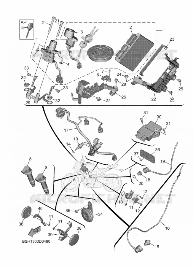 ELECTRISCH 3 Yamaha MOTO 700 2025 MT  MTN690-S