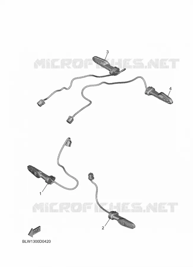 KNIPPERLICHT Yamaha MOTO 700 2025 MT  MTN690