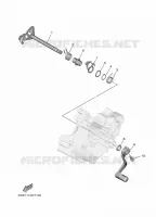 SCHAKEL STANG / PEDAAL voor Yamaha YZ 65 2025