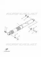 ACHTER SCHOKBREKER voor Yamaha DT 125 2025