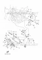 RADIATEUR / SLANG voor Yamaha TENERE 700 WORLD RAID 2025
