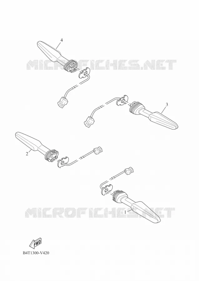 KNIPPERLICHT Yamaha MOTO 700 2025 TENERE  XTZ690D