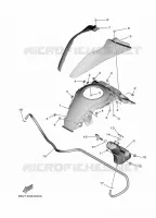 KUIPDEEL DEKSEL 2 voor Yamaha TMAX 560 TECH MAX 2025