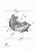 KOPLAMP voor Yamaha TMAX 560 TECH MAX 2025