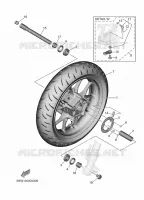 VOORWIEL voor Yamaha TMAX 560 TECH MAX 2025