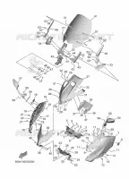 WINDSCHERM voor Yamaha TMAX 560 TECH MAX 2025