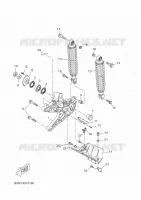ACHTERBRUG / SCHOKBREKER voor Yamaha XMAX 125 TECH MAX 2025