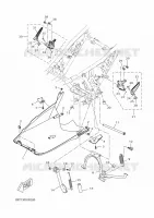 STANDAARD / VOETSTEUN voor Yamaha XMAX 125 TECH MAX 2025