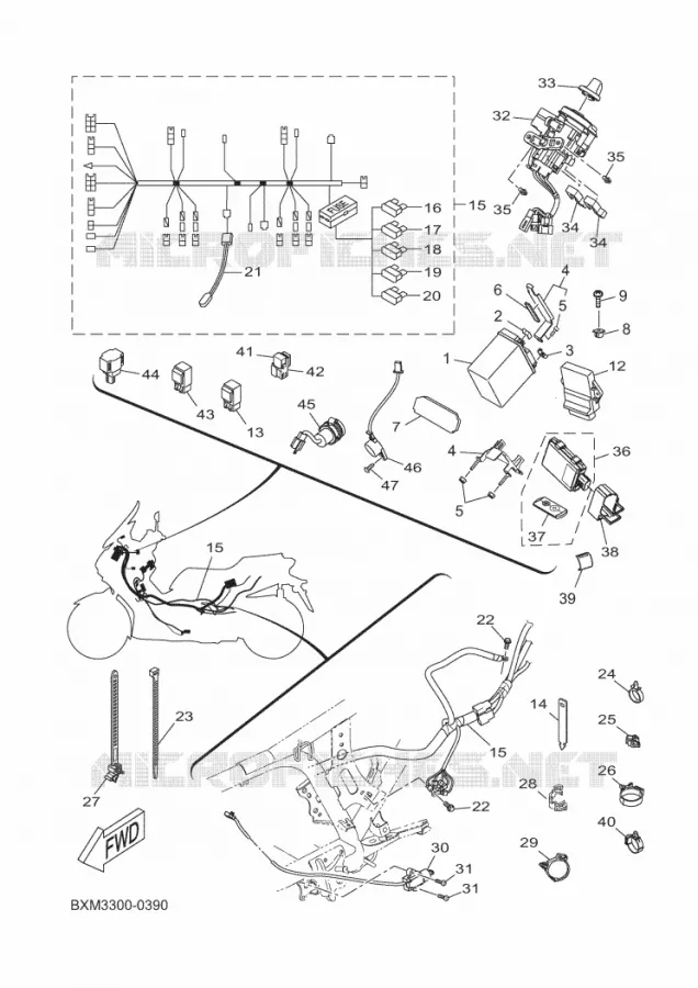 ELECTRISCH 1 Yamaha SCOOTER 125 2025 XMAX  YP125R-DA