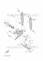ACHTERBRUG / SCHOKBREKER voor Yamaha XMAX 125 TECH MAX + 2025