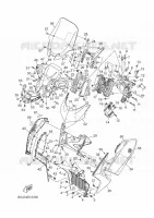 WINDSCHERM voor Yamaha XMAX 125 TECH MAX + 2025