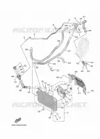 RADIATEUR / SLANG voor Yamaha TRICITY 300 2025