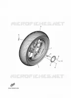 ACHTERWIEL voor Yamaha TRICITY 300 2025