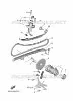 NOKKENAS / KETTING voor Yamaha TRICITY 300 2025