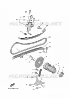 NOKKENAS / KETTING voor Yamaha TRICITY 300 2025