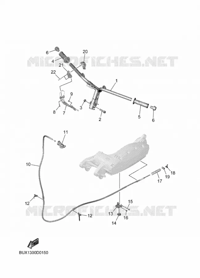 STUUR / KABEL Yamaha SCOOTER ELECTRIC 2025 NEO'S  ESS025BB