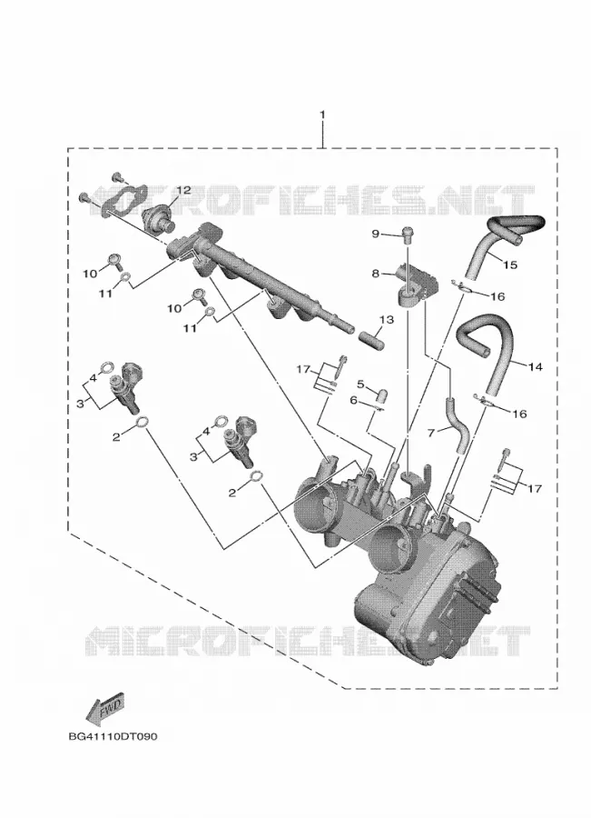 GASKLEP HUIS 1 Yamaha SIDE BY SIDE 850 2025 WOLVERINE  YXF850ES / YX85FSS