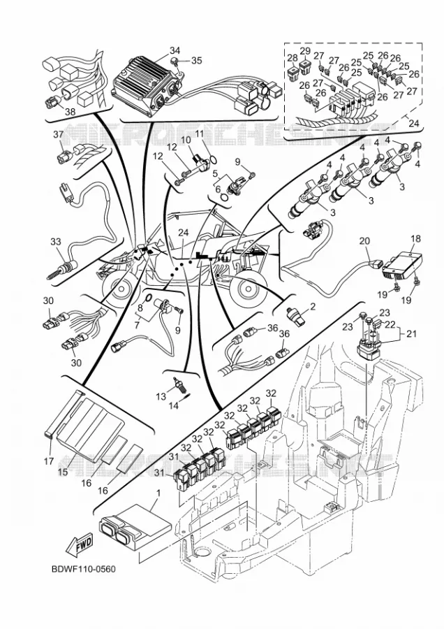ELECTRISCH 1 Yamaha SIDE BY SIDE 1000 2025 YXZ  YXZ1000ET