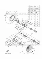 ACHTERWIEL voor Yamaha KODIAK 450 2025
