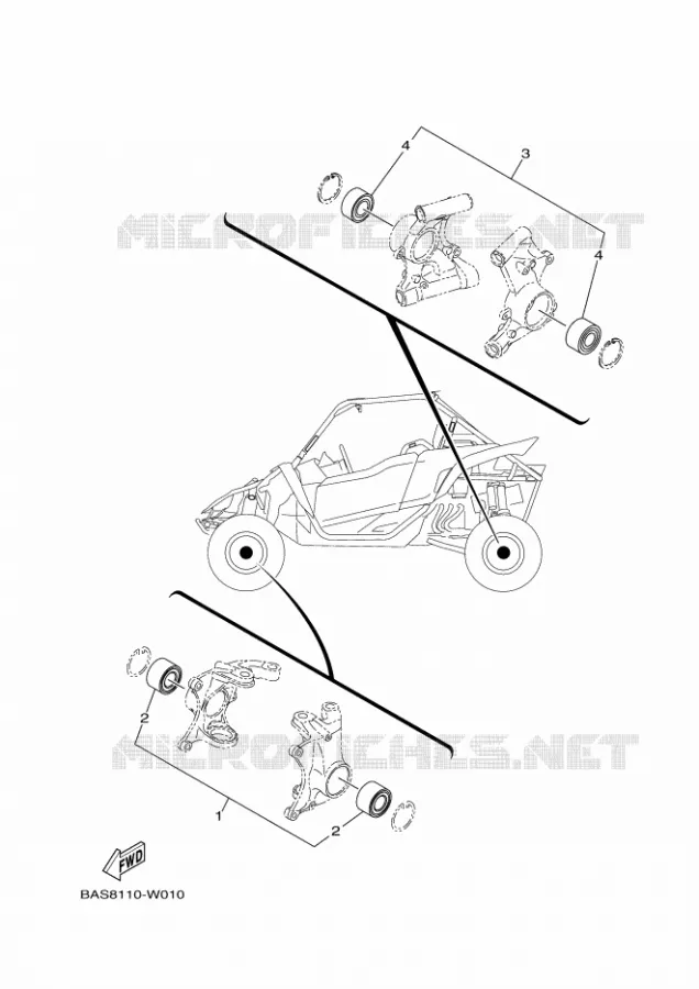 ONDERHOUDSDELEN KIT Yamaha SIDE BY SIDE 1000 2025 YXZ  YXZ1000E