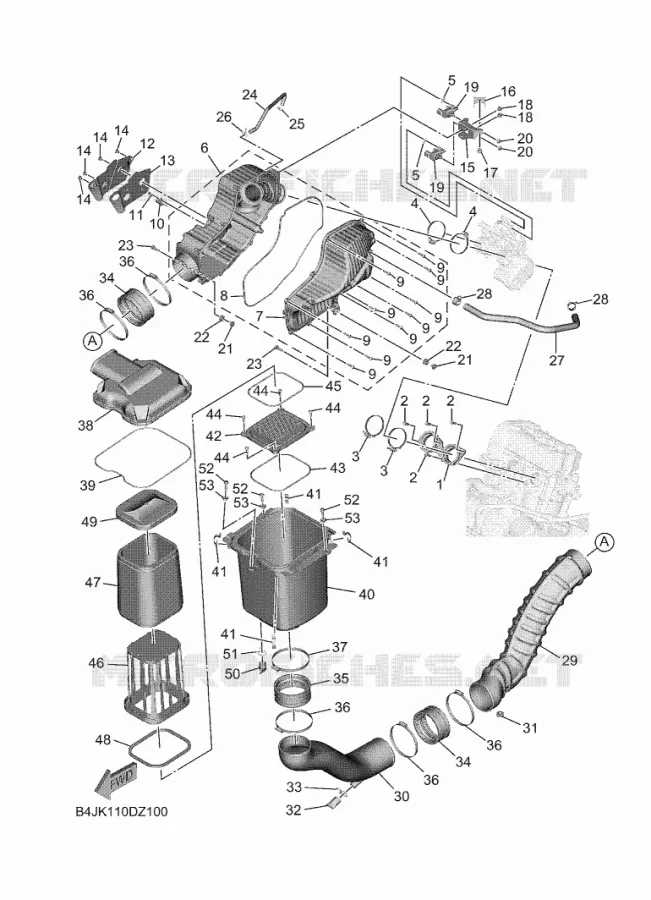 INLAAT Yamaha SIDE BY SIDE 1000 2025 WOLVERINE  YXE1000EWS / YX10ERSS