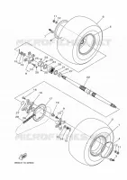 ACHTERWIEL voor Yamaha YFZ 450 R 2025