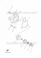 WATERPOMP  voor Yamaha YFZ 450 R 2025