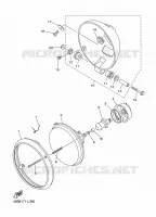 KOPLAMP voor Yamaha V-STAR 250 2025