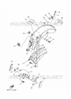 SPATBORD voor Yamaha V-STAR 250 2025