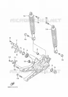 ACHTERBRUG / SCHOKBREKER voor Yamaha BW'S 125 2025