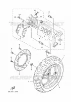 ACHTERWIEL voor Yamaha BW'S 125 2025