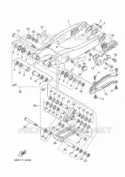 ACHTERBRUG voor Yamaha YZ 125 X 2025