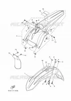 SPATBORD voor Yamaha YZ 125 X 2025