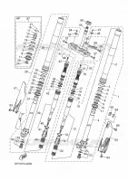 VOORVORK voor Yamaha YZ 125 X 2025