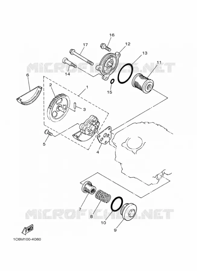 OLIEPOMP Yamaha MOTO 230 2025 TTR  TT-R230