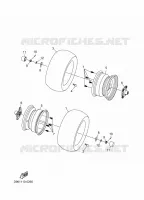 ACHTERWIEL voor Yamaha GRIZZLY 110 2025