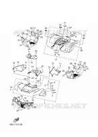 SPATBORD voor Yamaha GRIZZLY 110 2025