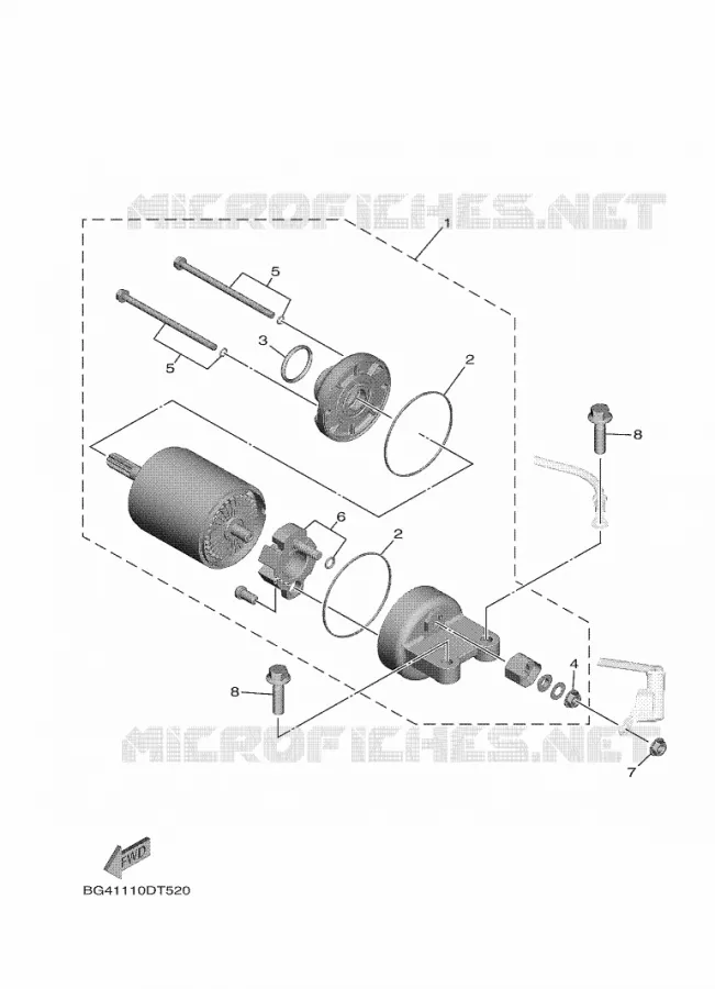 STARTMOTOR Yamaha SIDE BY SIDE 1000 2025 WOLVERINE  YXF1000ELS