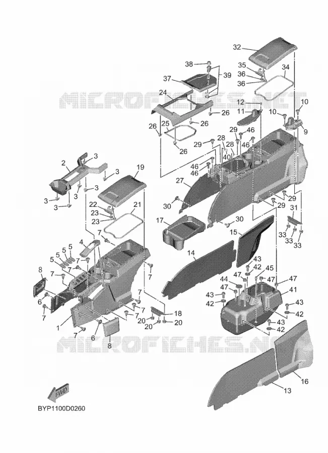 ZIJKUIPDEEL 3 Yamaha SIDE BY SIDE 1000 2025 WOLVERINE  YXF1000ELS