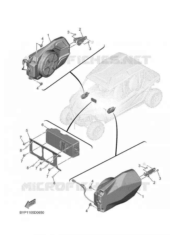 ELECTRISCH 4 Yamaha SIDE BY SIDE 1000 2025 WOLVERINE  YXF1000ELS