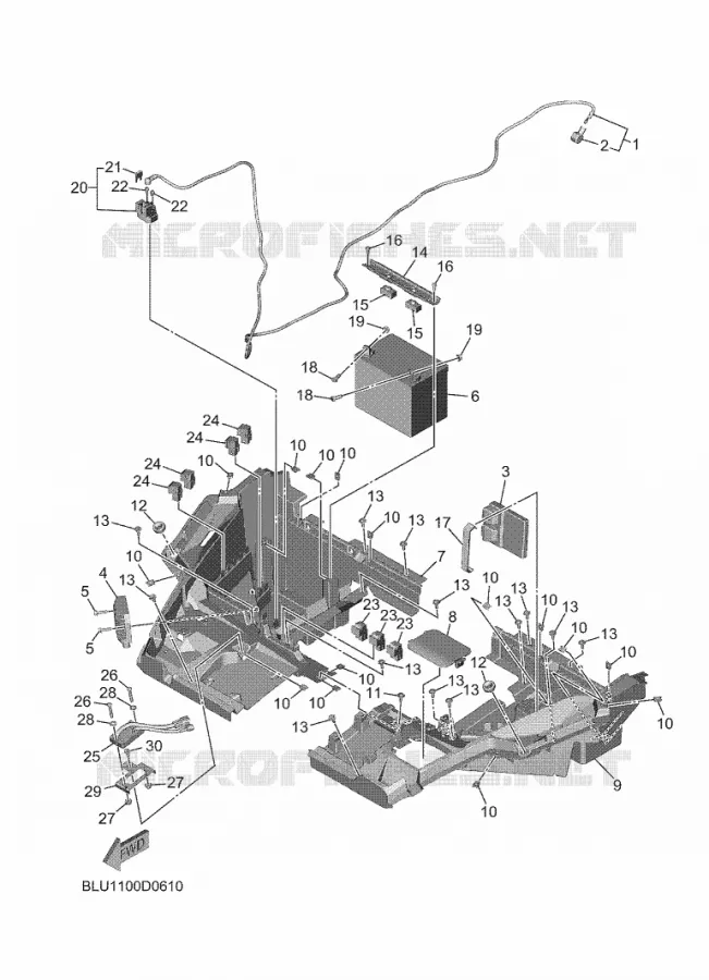 ELECTRISCH 2 Yamaha SIDE BY SIDE 1000 2025 WOLVERINE  YXF1000EW