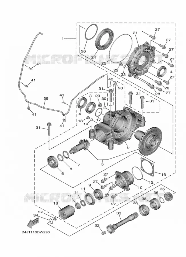 AANDRIJFAS Yamaha SIDE BY SIDE 1000 2025 WOLVERINE  YXE1000EN