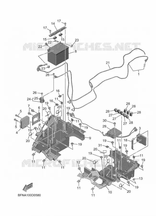 ELECTRISCH 2 Yamaha SIDE BY SIDE 1000 2025 WOLVERINE  YXE1000EN