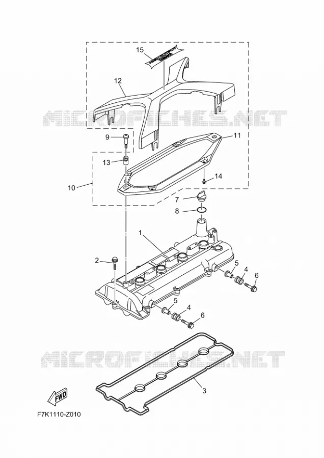 CILINDER 1 Yamaha WAVERUNNER 1900 2025 GP  GP1900B-B