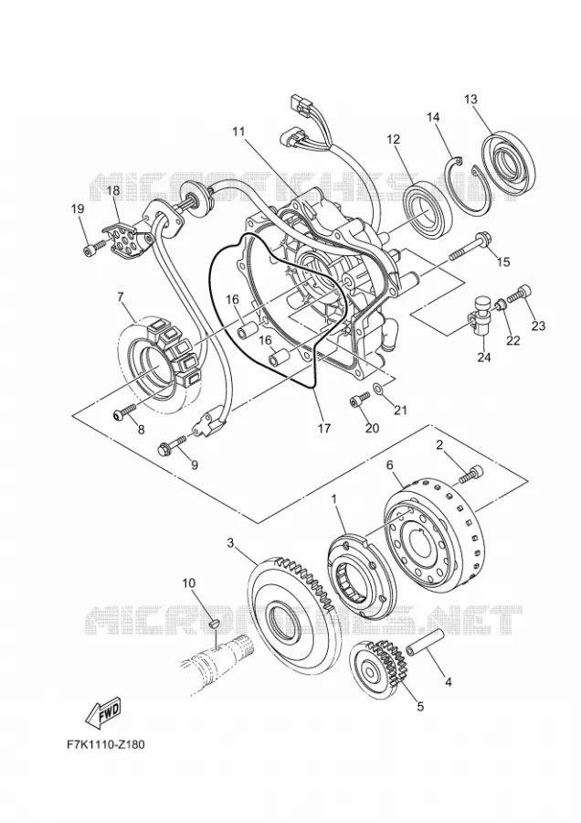 GENERATOR Yamaha WAVERUNNER 1900 2025 GP  GP1900B-B