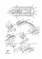 GUNWALE & MAT voor Yamaha JETBLASTER PRO 2-UP 2025